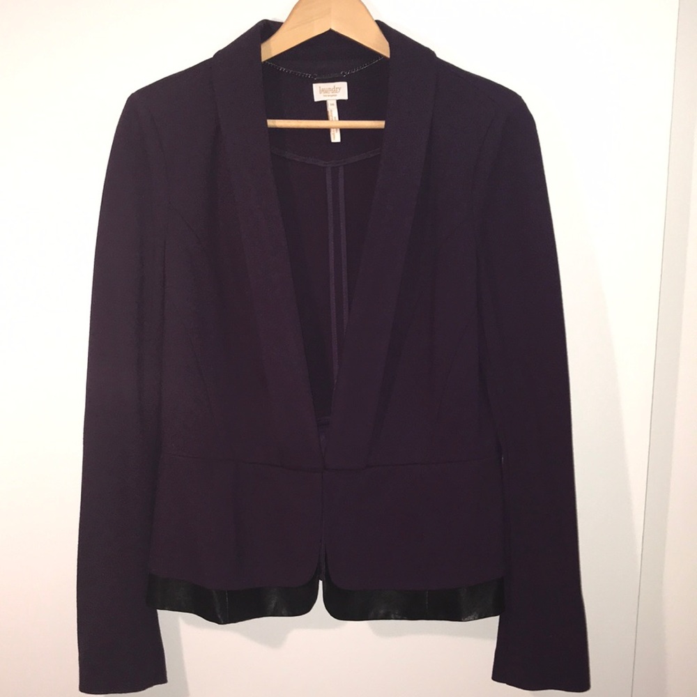 Deep purple stretch jacket